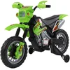 Image de HOMCOM - Elektrische motorfiets - Kunststof - 102x53x66cm - Groen