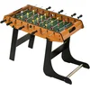 Image de HOMCOM Mini voetbaltafel - Hout - 98x42x62cm - Bruin