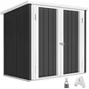 Image de Outsunny Tuinberging - Staal - 147x86x134cm - Zwart
