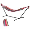 Image de Outsunny Hangmat - Metaal - 310x117x105cm - Rood