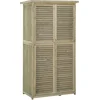 Image de Outsunny Tuinberging - Hout - 87x47x160cm - Zandkleur, Groen