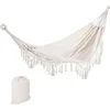 Image de Outsunny Hangmat Katoen 288x150cm Crème
