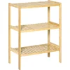 Image de HOMCOM Opbergrek - Bamboehout - 62x33x80cm - Natuurlijk hout