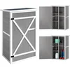 Image de Outsunny Tuinberging - Hout - 75x56x115cm - Grijs