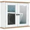 Image de kleankin-spiegelkast-MDF-56x14x46cm-wit