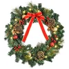 Image de HOMCOM-Kerstkrans-60x60cm-PVC-Vert