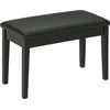 Image de HOMCOM Pianobank - Bekleding van synthetisch PU-leer - 75x35x49cm - Zwart