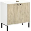 Image de Kleankin Badkamermeubel - Spaanplaat - 60x30x60cm - Eiken