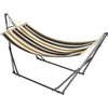 Image de Outsunny Hangmat van staal, 270x100x94 cm, grijs