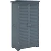Image de Outsunny Tuinberging - Vurenhout - 87x46,5x160cm - Grijs