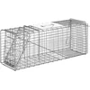 Image de Outsunny-dierenval-staal-81x26x34,5cm-zilver