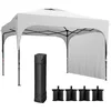 Image de Outsunny Pop-up luifel - Oxford stof - 300x300x265cm - Wit