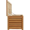 Image de Outsunny - Buitenopbergbox - Vurenhout - 130x50x45cm - Bruin