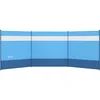 Image de Outsunny Camping Windscherm - Polyester - 440x140cm - Blauw