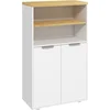 Image de Kleankin-Badkamerkast-Spaanplaat-60x30x102cm-Wit