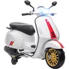Image de AIYAPLAY - Elektrische rijdende motorfiets - PP - 107x47x73cm - Wit