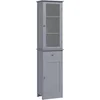Image de kleankin-Badkamerkast-MDF-40x27x171,5cm-Grijs