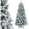 Image de HOMCOM-Kerstboom-Kunststof-97x97x180cm-Groen