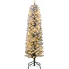 Image de HOMCOM Kerstboom - Kunststof - 45x45x150cm - Groen