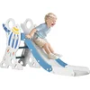 Image de AIYAPLAY Kinderglijbaan - Kunststof - 157x46,5x80cm - Blauw