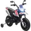Image de AIYAPLAY - Elektrische rijdende motorfiets - PP - 106,5 x 56 x 80 cm - Wit