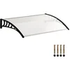 Image de Outsunny Deurluifel - Polycarbonaat - 122x89x24cm - Transparant