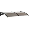 Image de Outsunny-deurluifel-polycarbonaat-200x96x27cm-bruin