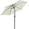 Image de Outsunny Terrasparasol - Metaal - 230x230x216cm - Crème