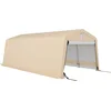 Image de Outsunny-Carport-PE-618x330x240cm-Khaki