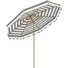 Image de Outsunny Terrasparasol - Polyester - 268x268x237cm - Lichtgrijs