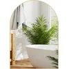 Image de HOMCOM-Badkamerspiegel-50x3x70cm-Glas-Goud