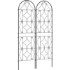 Image de Outsunny tomatenrek - Metaal - 50x180cm - Zwart