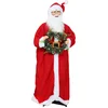 Image de HOMCOM-Kerstdecoratie Kerstman-Polyester-47x30x110cm-Rood
