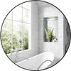 Image de HOMCOM-Badkamerspiegel-Glas-70x2.5x70cm-Zwart