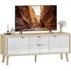 Image de HOMCOM TV-meubel - Spaanplaat - 120x35x50cm - Wit