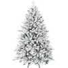 Image de HOMCOM Kerstboom - Kunststof - 102x102x150cm - Groen