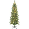 Image de HOMCOM Kerstboom Kunststof, Metaal 60L x 60B x 180H cm Groen