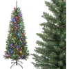 Image de HOMCOM Kerstboom - Kunststof - 75x75x180cm - Groen