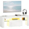 Image de HOMCOM-TV-meubel-MDF-120x34x45cm-Wit
