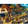 Image de Bluebird Puzzle kunst puzzel Pieter Bruegel the Elder Netherlandish Proverbs 1000 stukjes.