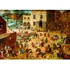Image de Bluebird Puzzle legpuzzel Pieter Bruegel the Elder Children's Games 1000 stukjes.