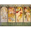 Image de Bluebird Puzzle legpuzzel Mucha - Four Seasons 1900 - 1000 stukjes.