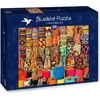 Image de Bluebird Puzzle legpuzzel Colorful Baskets - 1500 stukjes bloemen.