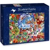 Image de Bluebird Puzzle kerst legpuzzel Christmas Globe - 1000 stukjes.