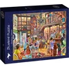 Image de Bluebird Puzzle legpuzzel Bookshop Tearoom - 2000 stukjes - kleurrijk puzzelplezier.