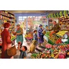 Image de Bluebird Puzzle legpuzzel Village Greengrocer - 2000 stukjes kleurrijk.