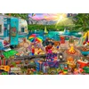 Image de Bluebird Puzzle legpuzzel The Family Campsite - 1000 stukjes.