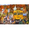 Image de Bluebird Puzzle legpuzzel The School Bus - 1000 stukjes kleurrijk.