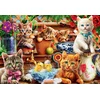 Image de Bluebird Puzzle legpuzzel Kittens in the Potting Shed - 1000 stukjes.