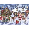 Image de Bluebird Puzzle kerstpuzzel Santa's Workshop - 500 stukjes karton.